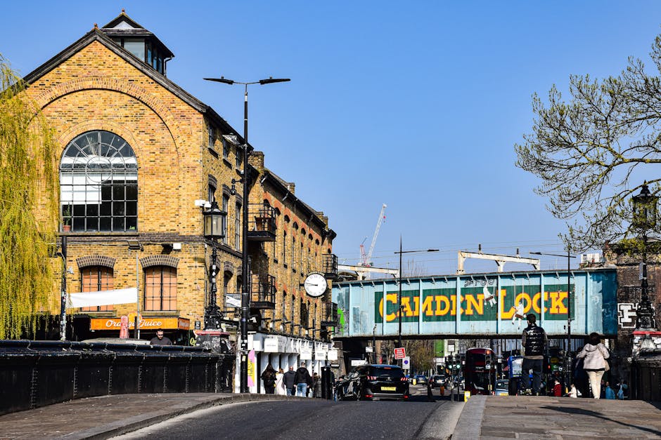 A large outdoor area features numerous stacks of empty cardboard fruit and vegetable boxes, predominantly white with colorful branding for fresh produce, arranged in multiple piles. To the left, there